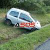 Šmyk a následná nehoda vozidla Renault na R1