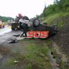 Nehoda dvoch vozidiel na D1 pri Košiciach
