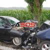 Dopravná nehoda dvoch vozidiel, osem zranených