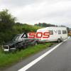 Zrážka dvoch vozidiel pri obci Svinica
